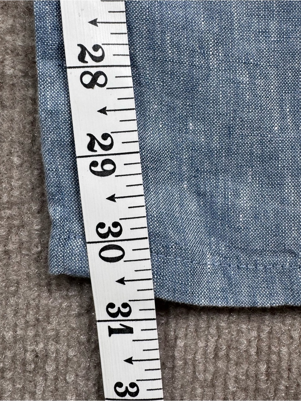 Boden 100% Linen Drawstring Pants Women's Size 12R Blue Straight Leg Flat Front - Picture 8 of 10